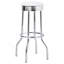 Tabouret de bar pivotant en métal blanc Midge (ensemble de 2)