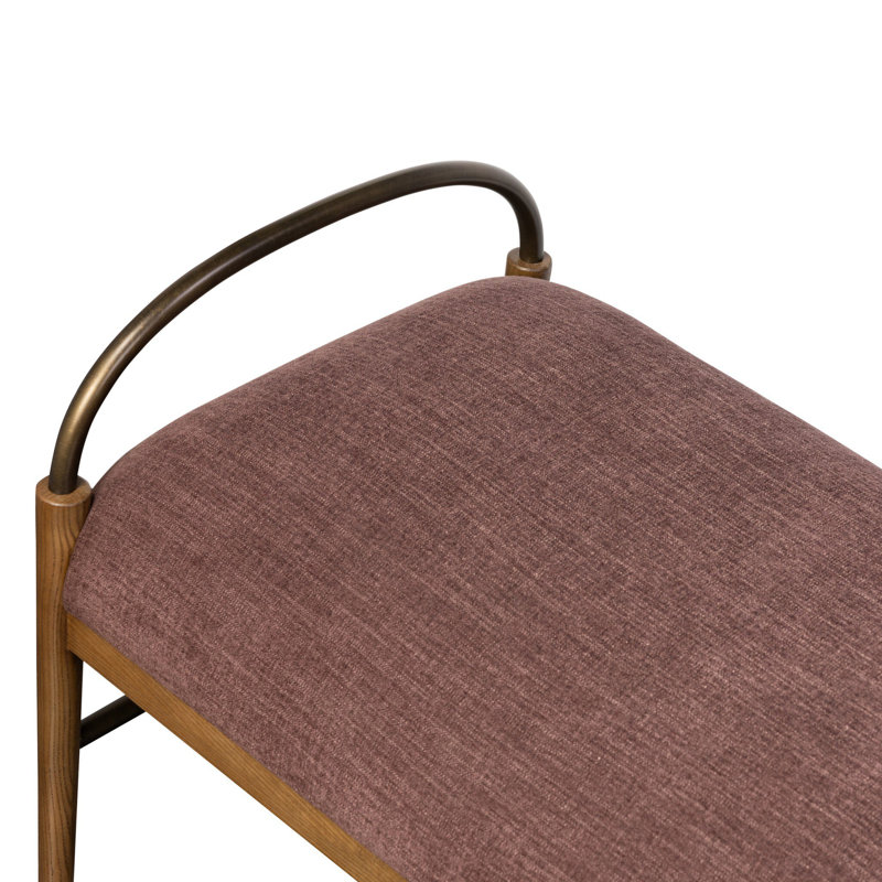Demi Upholstered Bench, Laughlin Plum