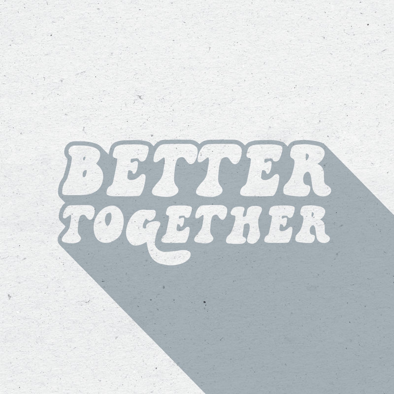 «Better Together II», H 30 po x l 30 po, Non, Toile tendue