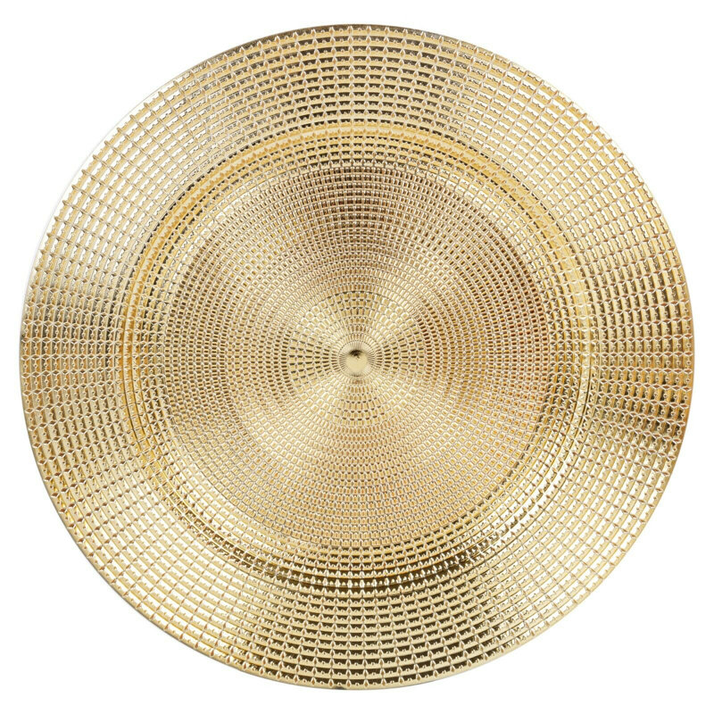 Mercedes Solid Colour Charger, Gold