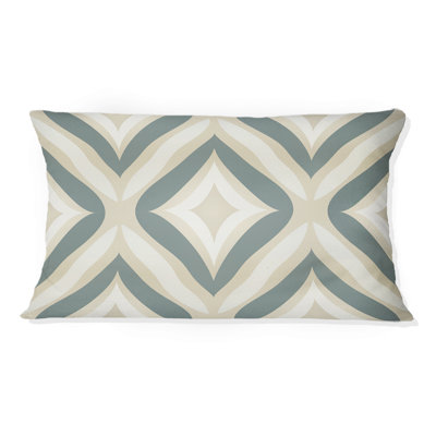 Neutral Space - Throw PillowAbstract Coral Reef Multicolor Azure - Throw Pillow
