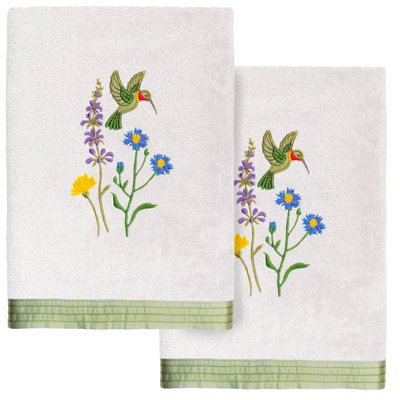 100% Turkish Cotton HADA Embellished Hand Towel