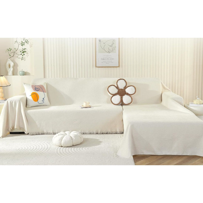 Sofa Slipcover, Beige