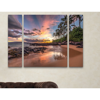«Hawaiian Sunset Wonder» par Pierre Leclerc - Reproduction d'art sur toile