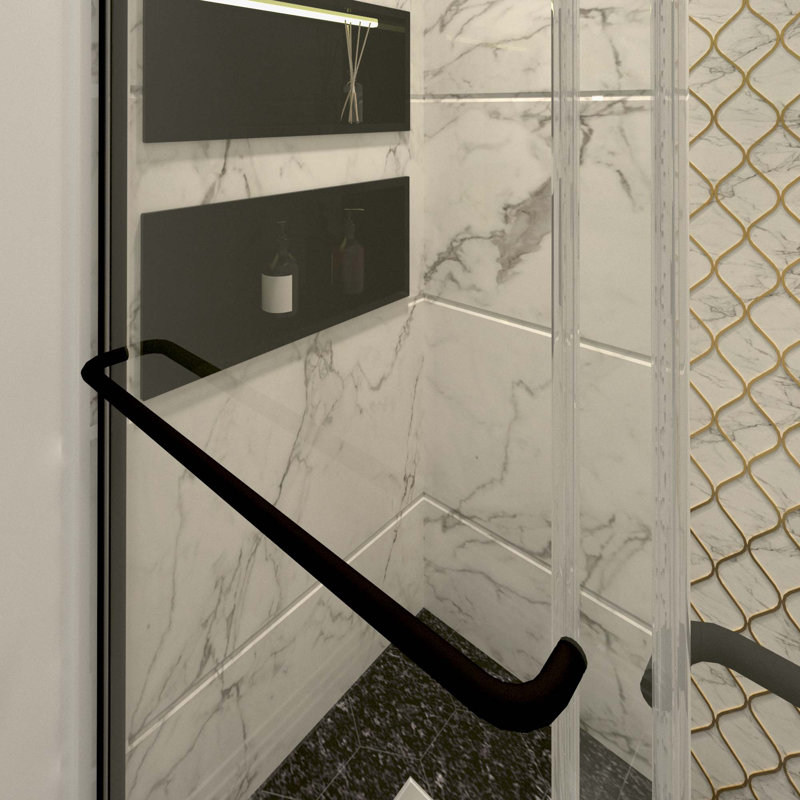 Portes de douche, Noir, noir, noir, noir