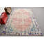 Tapis turc rétro rose et bleu pour un décor de salon bohémien et une idée de cadeau unique