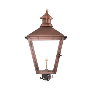 Bird of Paradise Lantern Rustic Outdoor Light Antique Copper Vintage Modern  Gas or Electric Individually Handcrafted for Excellence 