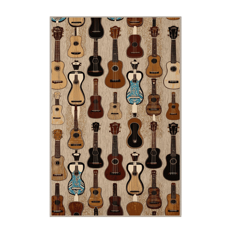  Tapis hawaïen lavable, Rectangulaire 2 pi x 3 pi