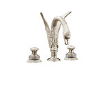 Swan Widespread Bathroom Faucet with Drain Assembly