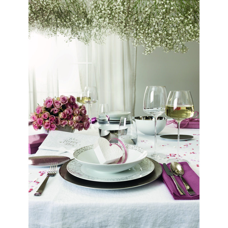 TAC Porcelain Dinner Plate, Skin Platin