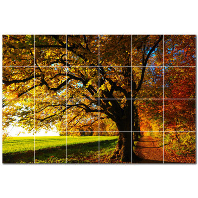 12'' x 12'' Satin Ceramic Decorative Mural