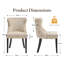 51cm H Velet Upholstered Accent in Khaki-135000305
