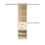 Organisateur de garde-robe à 5 tablettes / 2 tiroirs Kelly avec 3 tiges de suspension réglables Kelly