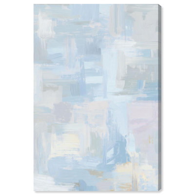 Aqua Dreamscape I Canvas Print Calming Blue Wall Art by Art Remedy
