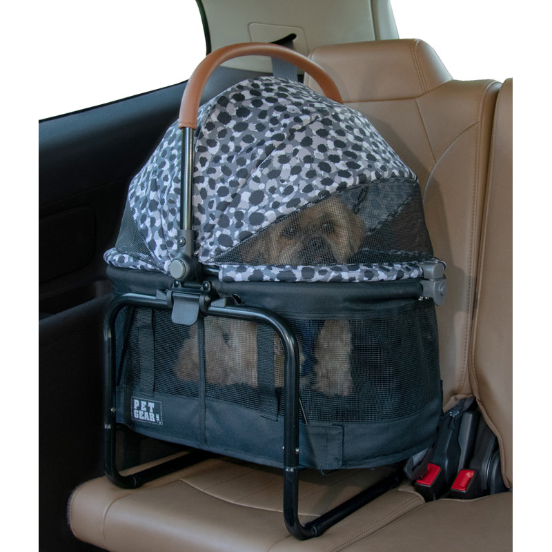Gray Soft-Sided Dog Carrier with Adjustable Strap