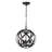 Abbi-Louise 3 - Light Black/Brown Single Pendant