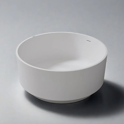 49'' x 49'' Freestanding Soaking Solid Surface Bathtub