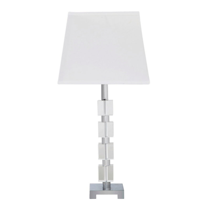 Lampe de table en cristal 25 "Wendi Glam