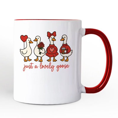 Tasse Just a Lovely Goose, Coquette Valentine