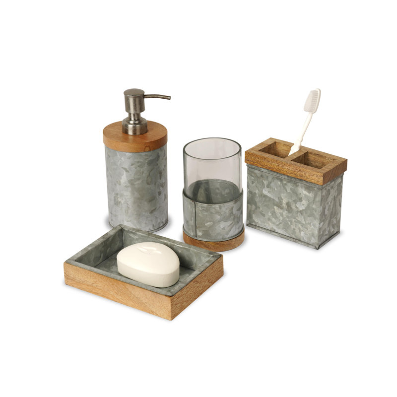 Ensemble d'accessoires de salle de bain 4 pièces