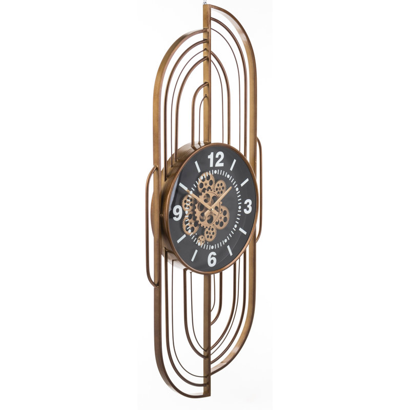 Akan Metal Wall Clock