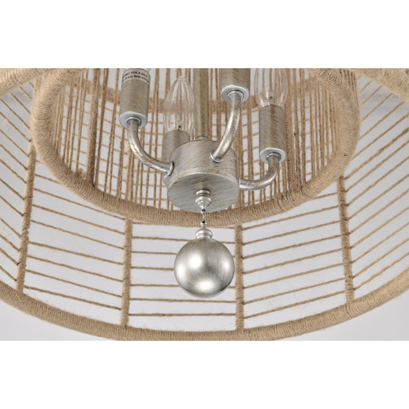Lustre à 4 lumières Wagoner