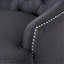 Fauteuil club + repose-pieds