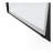 1 3/8" adjustment,universal pivot shower door, open outside, with 1/4" tempered glass and Matted black finish 3072