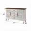 Buffet 4 tiroirs Funchess en blanc antique