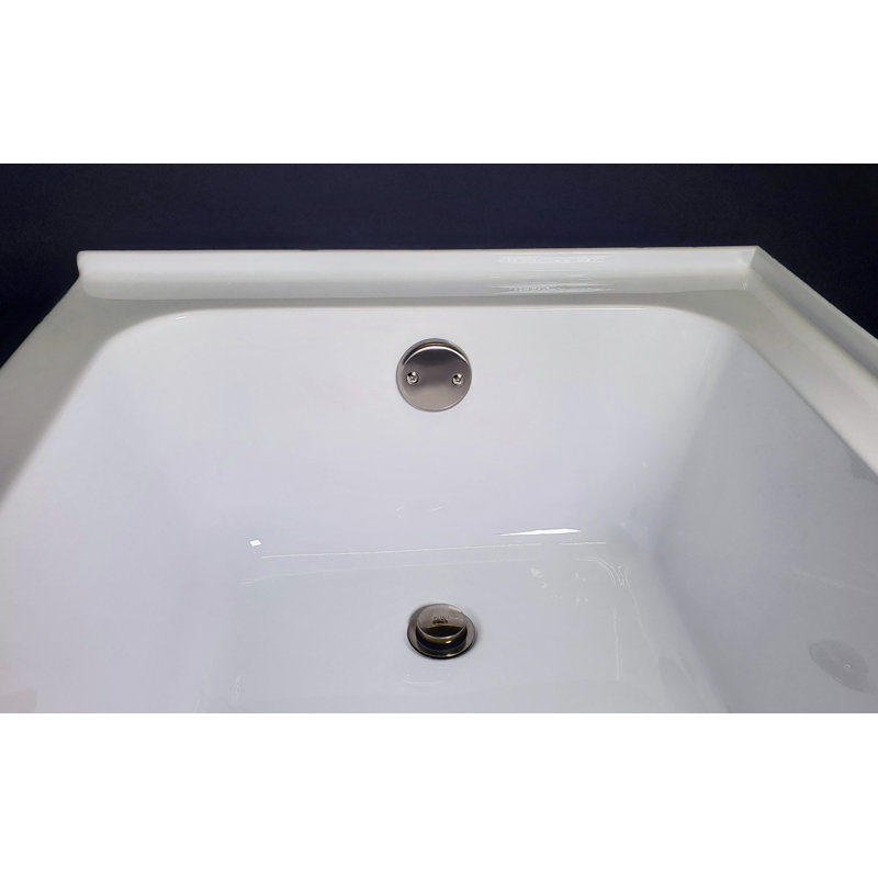 Drain de baignoire Tip Toe, Nickel satiné
