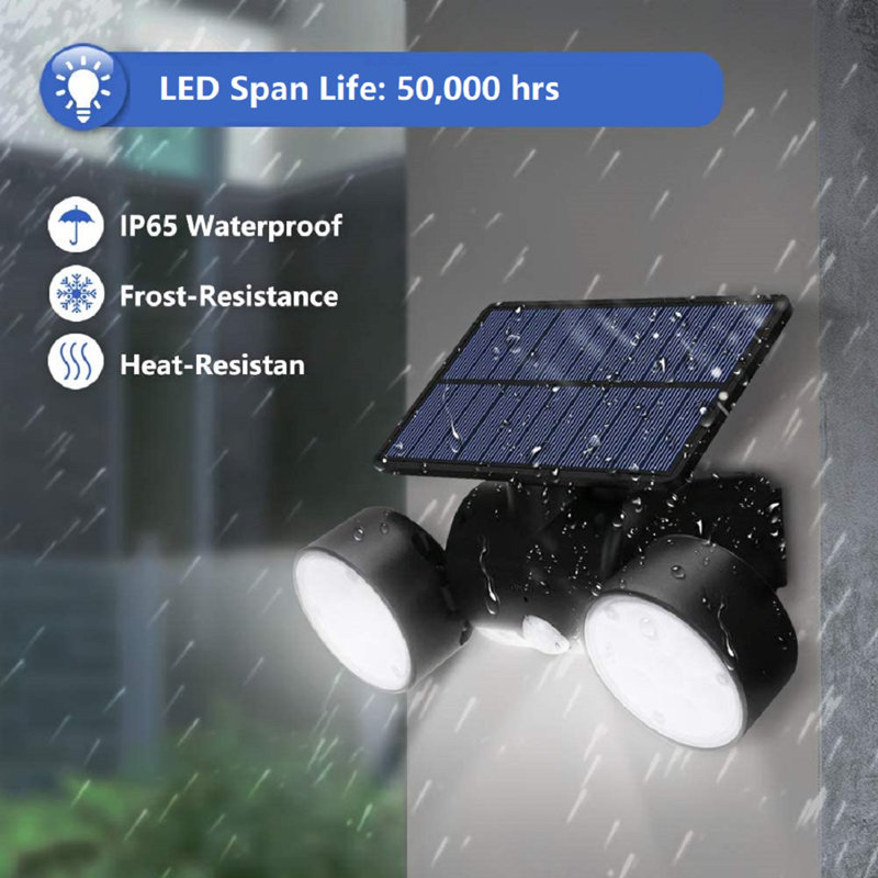 Solar Lights Outdoor X-Watt LED Dusk to Dawn Floor Light with Motion Sensor (pack of 1)