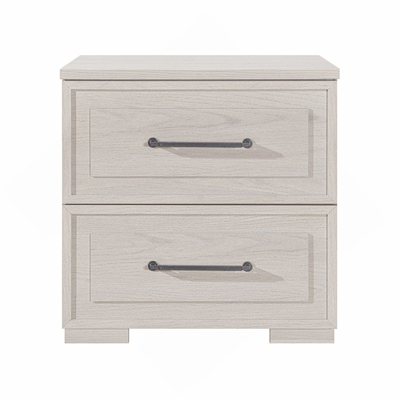Table de chevet beige, H 27,01 po x l 25,98 po x P 17,99 po, Beige, Beige