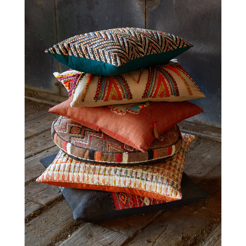 Cotton Throw Pillow, Down/Feather