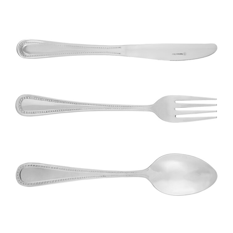 CaterEco Stainless Steel Flatware Set - Service for 4