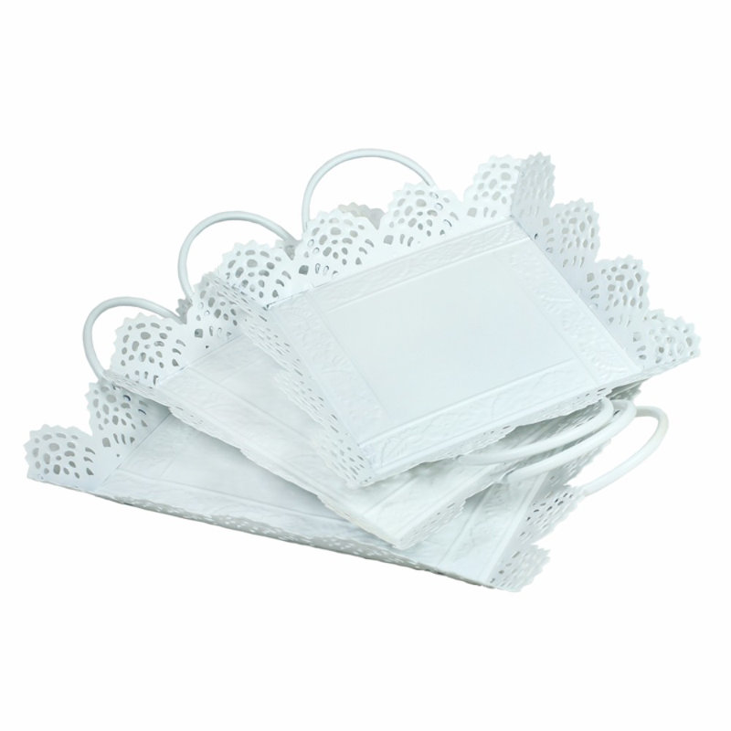 Metivier Metal Tray - Set of 3