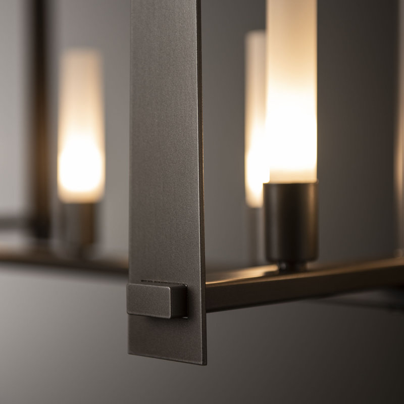 Triomphe 9 - Light Kitchen Island Linear Pendant, Dark Smoke