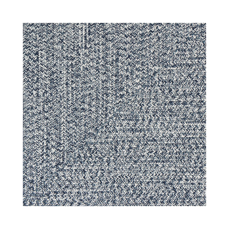 Tapis bleu marine intérieur / extérieur Leroux, Tapis de couloir 2 pi 6 po x 8 pi