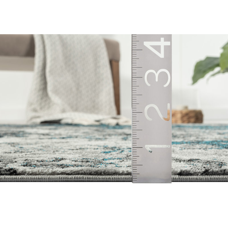Abstract Indoor Rug, Rectangle 5'3'' x 7'7''