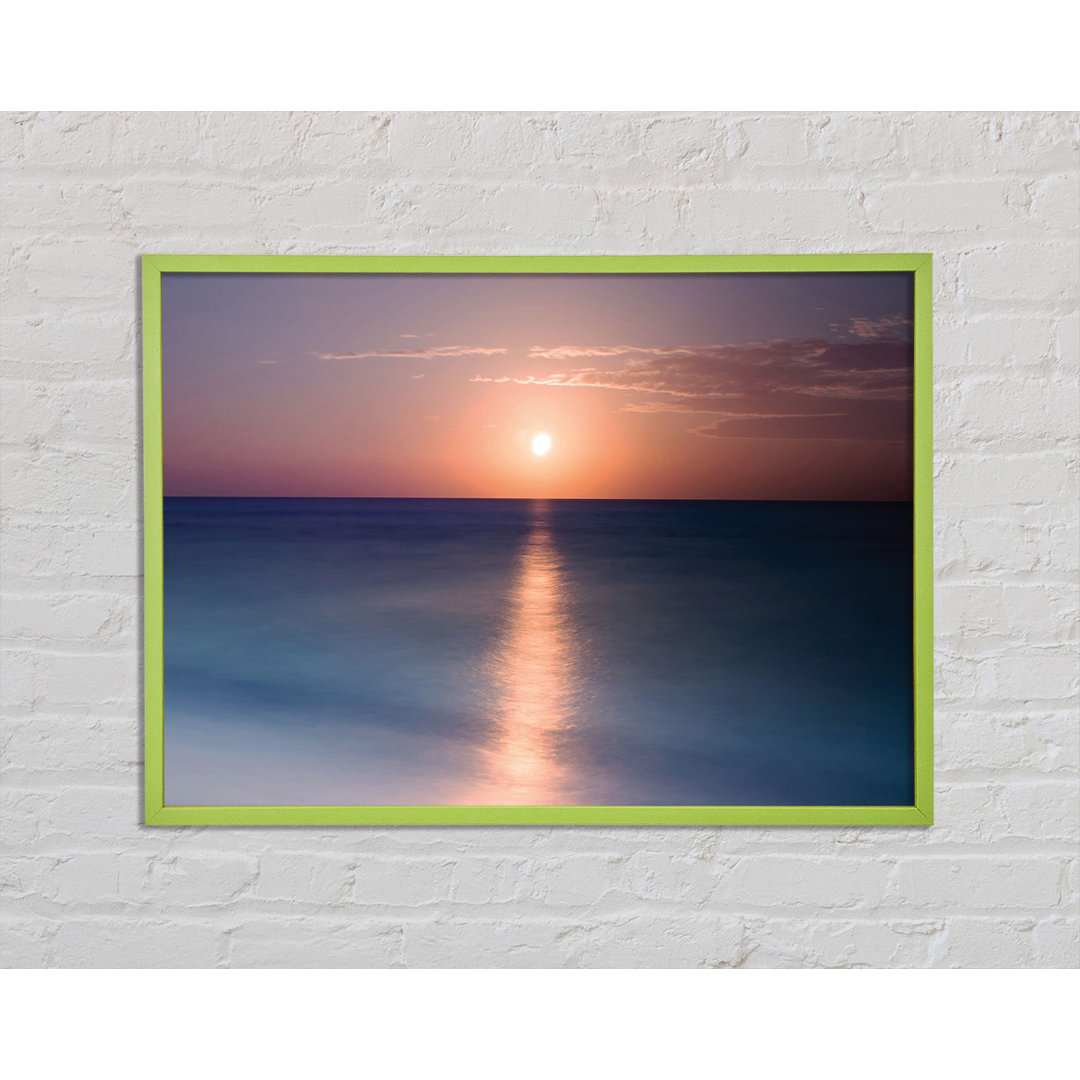 Arnera Tranquil Ocean Sun - Einzelner Bilderrahmen Kunstdrucke