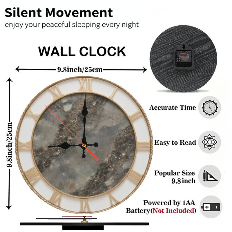 Roman-chiffres-marbre-horloge