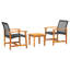 Barile 2 - Person Patio Dining Set with Square Table-1432517186