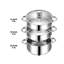 SQ Professional 4.5L Stainless Steel Steamer Pot
