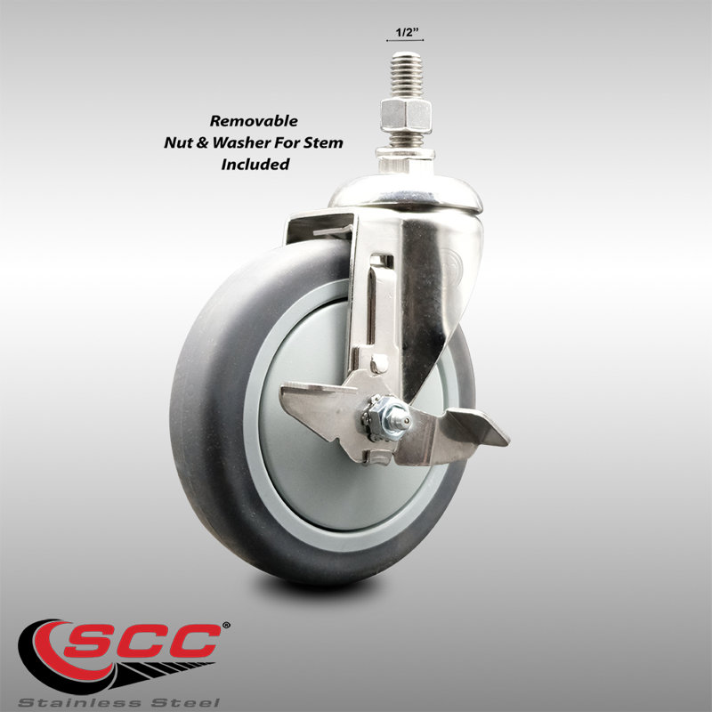Thermoplastic Rubber Casters