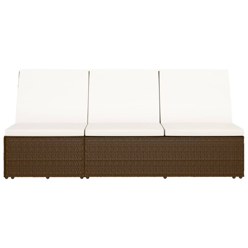 Chaise longue simple avec coussins Gullane