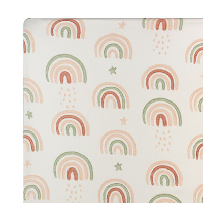 Parker Fitted Crib Sheet (Rainbow)