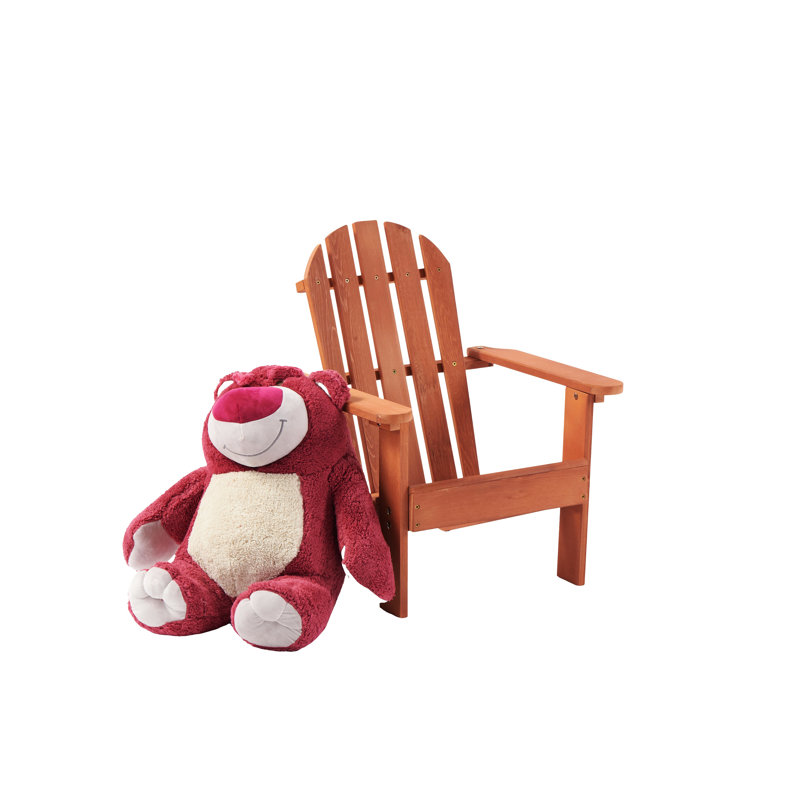 Style Wooden Garden Chair, Natural , Comfortable And Safe For Indoor Outdoor, Solid Hemlock, Easy To Assemble, Suitable 3 - 10 Year Olds, 19.5"D X 19"W 24"H, 80 Lbs Capacity Seat 10, Wood Outdoor