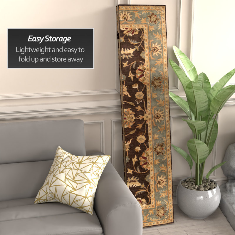 47.25'' 3 - Panel Folding Room Divider, Victorian
