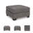 Aileen Oversized Accent Ottoman-121838863