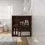 Meuble-lavabo mural avec lavabo en gel