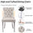 Rectangular Wooden Dining Set with Tufted Dining Chair-1876932904-1876932908